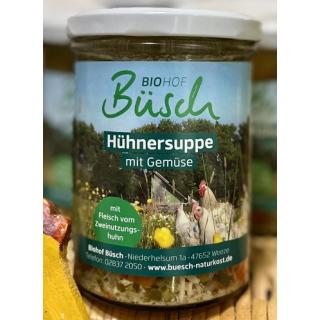 Hühnersuppe mit Gemüse