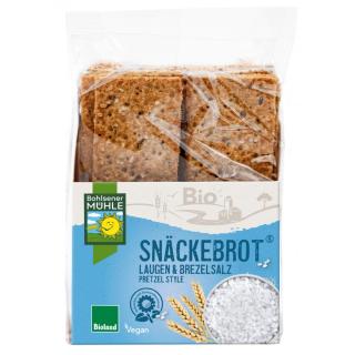 Laugen-Snäckebrot mit Salz
