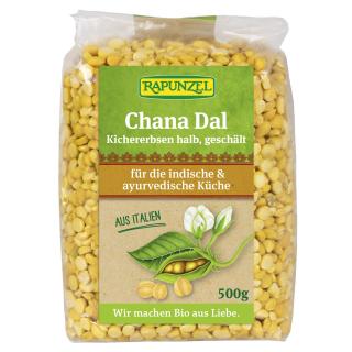Chana Dal, Kichererbsen, halb, geschält
