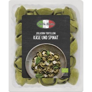 Frische Vollkorn-Tortelloni  Spinat- Füllung