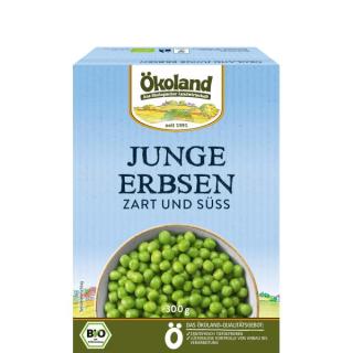 Junge Erbsen, zart und süß