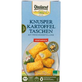 Knusper Kartoffeltaschen mit Frischkäsefüllung