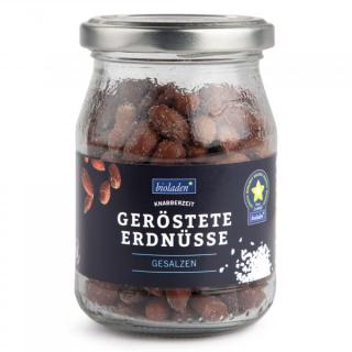 b*geröstete Erdnüsse gesalzen im Pfandglas