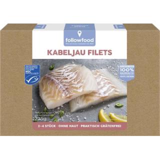 Kabeljau natur Filets