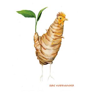 Postkarte Kurkhuhna