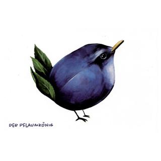 Postkarte Pflaumkönig